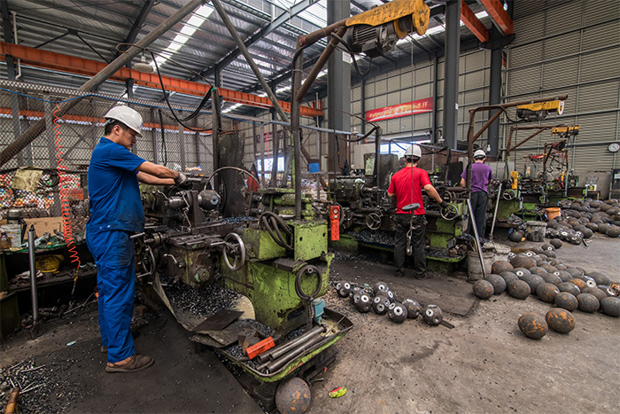 任丘网架配件车间